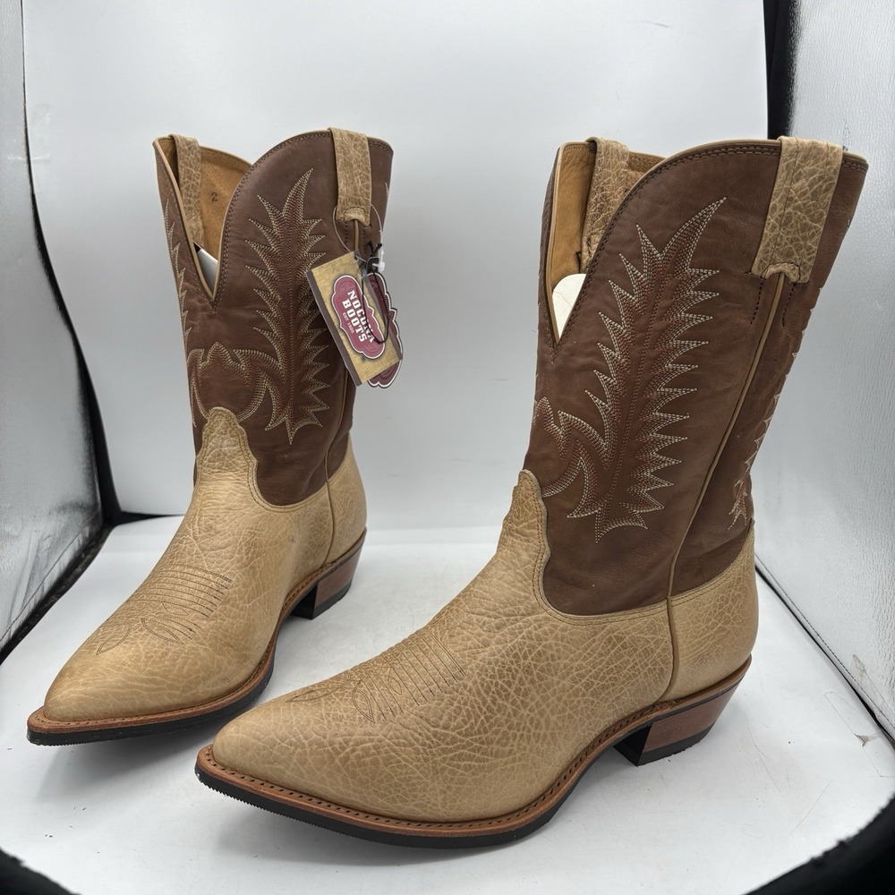 Nocona Boots Mens Size 11 EEE Point Toe Brown Leather Western Cowboy 7703214303